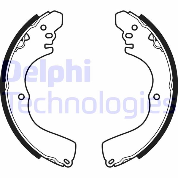 DELPHI LS2074 Fren Sistemleri Fren Pabucu - MITSUBISHI SPACE WAGON (N9_W, N8_W) uyumlu