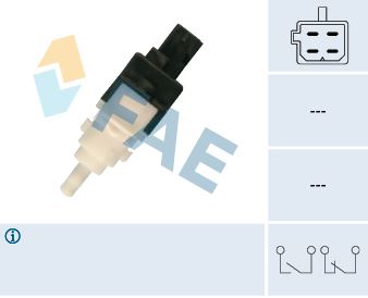FAE 24413 Elektrik Sistemi Şalter - FIAT PANDA (169_) uyumlu
