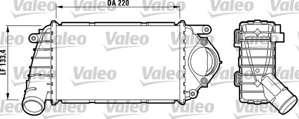 VALEO 817486 Motor Turbo Radyatörü - VW LUPO I (6X1, 6E1) uyumlu
