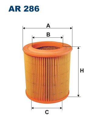 FILTRON AR 286 Motor Hava Filtresi - AUSTIN METRO I Fastback (XF) uyumlu