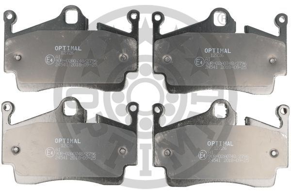 OPTIMAL BP-12726 Fren Sistemleri Fren Balatası - PORSCHE CAYMAN (987) uyumlu