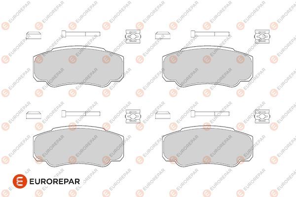 EUROREPAR 1686278080 Fren Sistemleri Fren Balatası - CITROËN JUMPER I Minibüs/Otobüs (230P) uyumlu