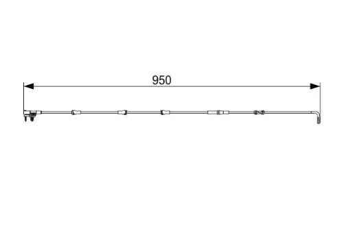 BOSCH 1 987 473 564 Fren Sistemleri Aşınma Göstergesi - LAND ROVER RANGE ROVER IV (L405) uyumlu