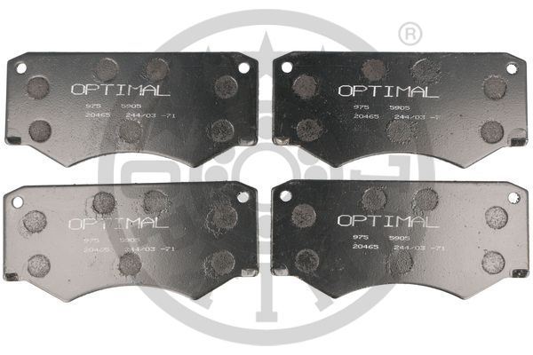 OPTIMAL BP-05905 Fren Sistemleri Fren Balatası - MERCEDES-BENZ T1 Minibüs/Otobüs (B601) uyumlu