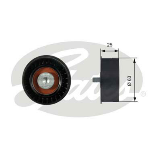 GATES T42077 Motor Yönlendirme & Kılavuz Makarası - OPEL CORSA B (S93) uyumlu