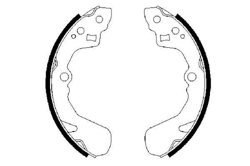 BOSCH 0 986 487 436 Fren Sistemleri Fren Pabucu - DAIHATSU CHARADE III (G100, G101, G102) uyumlu