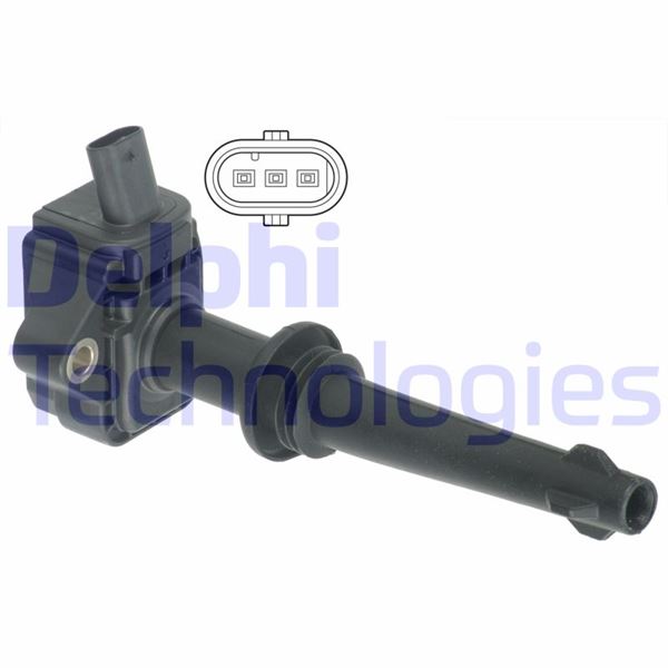 DELPHI GN10591-12B1 Ateşleme Sistemi Ateşleme Bobini - LAND ROVER RANGE ROVER III (L322) uyumlu