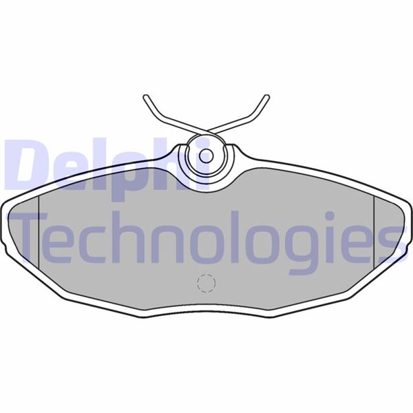 DELPHI LP1505 Fren Sistemleri Fren Balatası - JAGUAR S-TYPE II (X200) uyumlu