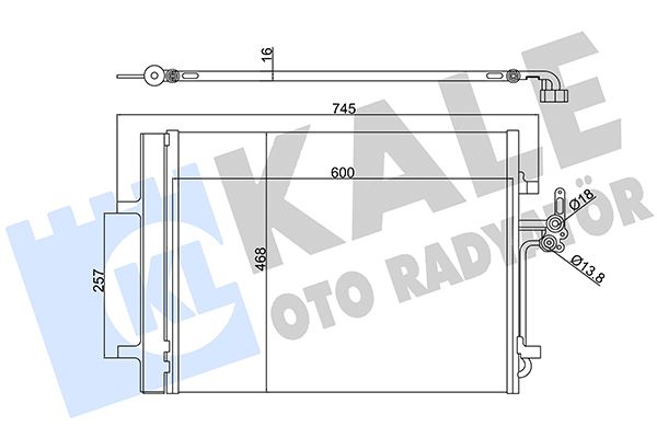 KALE OTO RADYATÖR 386200 Diğer Diğer Donanım & Parçalar - LAND ROVER FREELANDER 2 (L359) uyumlu