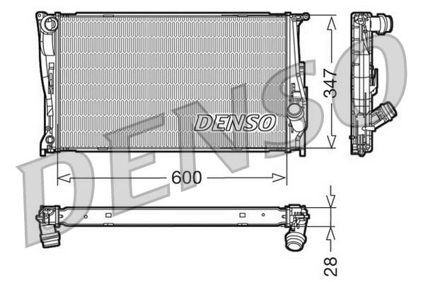 DENSO DRM05111 Soğutma Sistemi Su Soğutucu & Parçaları - BMW 3 Touring (E91) uyumlu