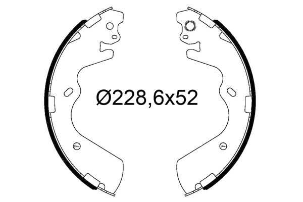 VALEO 564333 Fren Sistemleri Fren Pabucu - HYUNDAI H100 Minibüs/Otobüs (P) uyumlu