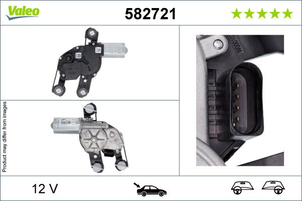 VALEO 582721 Kaporta & Gövde Parçaları Cam Silecek Mekanizması - VW GOLF VIII (CD1, DA1) uyumlu
