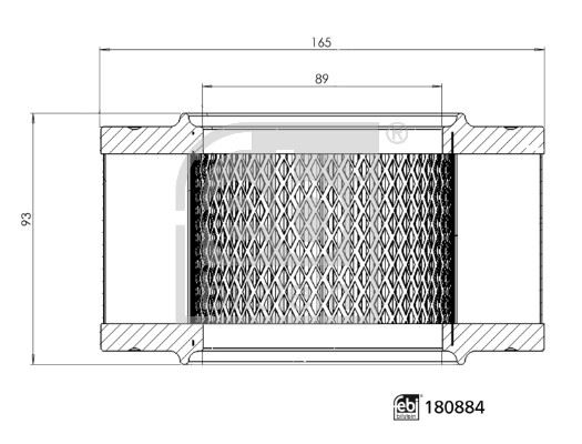 FEBI BILSTEIN 180884 Motor Hava Filtresi