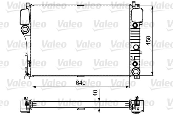 VALEO 735299 Soğutma Sistemi Su Soğutucu & Parçaları - MERCEDES-BENZ S-SERISI (W221, V221) uyumlu