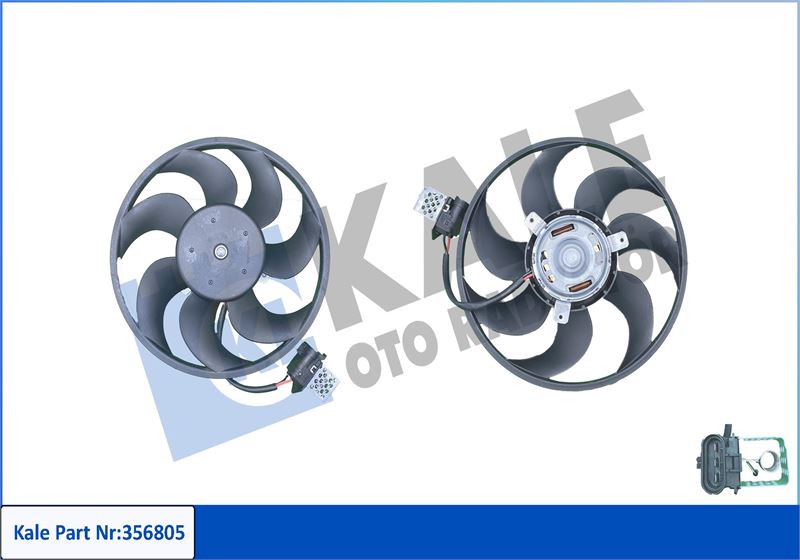 KALE OTO RADYATÖR 356805 Soğutma Sistemi Fan - OPEL ASTRA H Kombi van (L70) uyumlu