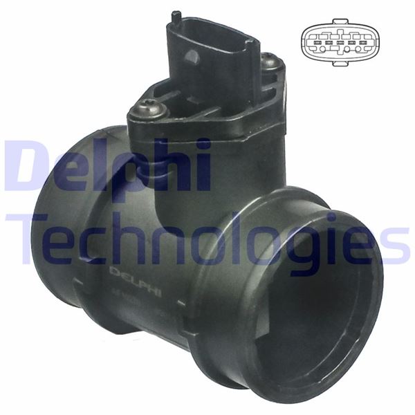 DELPHI AF10270-12B1 Motor Hava Kütle Ölçer (MAF Sensörü) - OPEL AGILA A (H00) uyumlu
