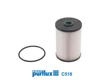 PURFLUX C518 Yakıt Sistemi Yakıt Filtresi - VW GOLF PLUS V (5M1, 521) uyumlu