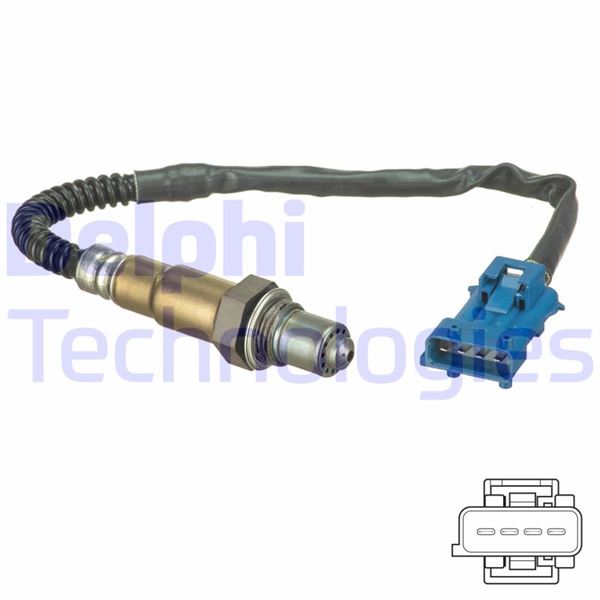 DELPHI ES20632-12B1 Emme & Egzoz Sistemi Egzoz Sensörleri - OPEL VECTRA C GTS (Z02) uyumlu