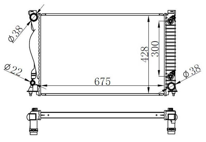 Su Radyatörü - BAU056032 Ürün Görseli