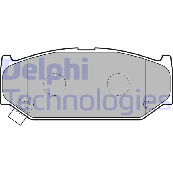 DELPHI LP2182 Fren Sistemleri Fren Balatası - SUZUKI SWIFT IV (FZ, NZ) uyumlu