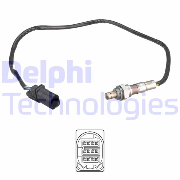 DELPHI ES21219-12B1 Emme & Egzoz Sistemi Egzoz Sensörleri - FIAT 500 C (312_) uyumlu