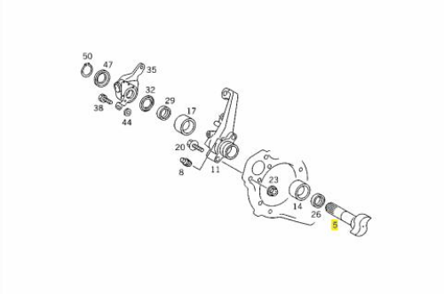Diferansiyel Kolu - MERCEDES ORIJINAL - A6234210536 Ürün Görseli