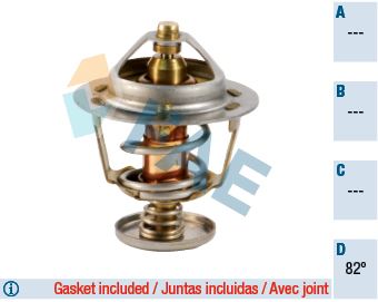 FAE 5324682 Motor Termostat - MAZDA 323 II Hatchback (BD) uyumlu
