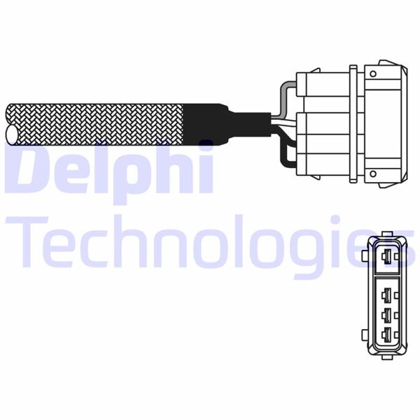 DELPHI ES10976-12B1 Emme & Egzoz Sistemi Egzoz Sensörleri - SKODA FELICIA I (6U1) uyumlu