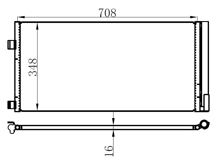 Klima Radyatörü - CRN685016 Ürün Görseli