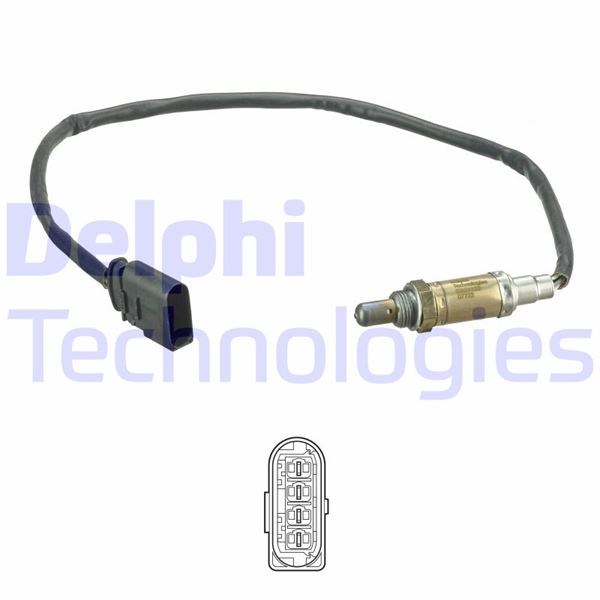 DELPHI ES21120-12B1 Emme & Egzoz Sistemi Egzoz Sensörleri - AUDI A3 (8L1) uyumlu