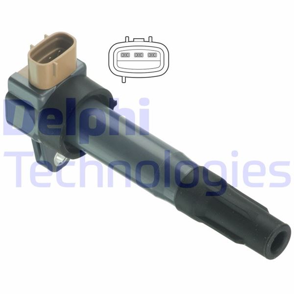DELPHI GN10615-12B1 Ateşleme Sistemi Ateşleme Bobini - SUZUKI SWIFT IV (FZ, NZ) uyumlu