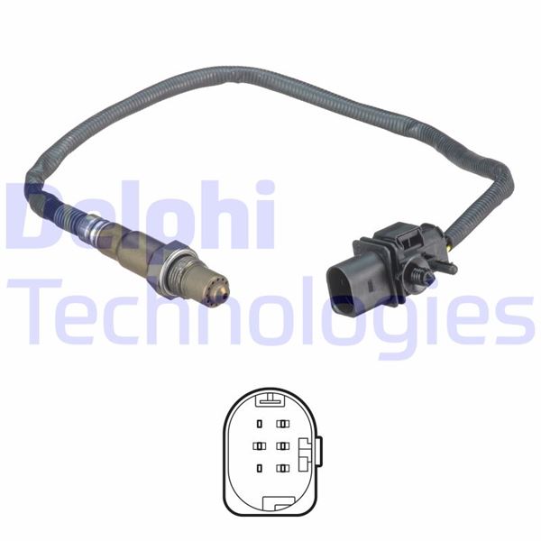DELPHI ES20553-12B1 Emme & Egzoz Sistemi Egzoz Sensörleri - ALFA ROMEO GT (937_) uyumlu