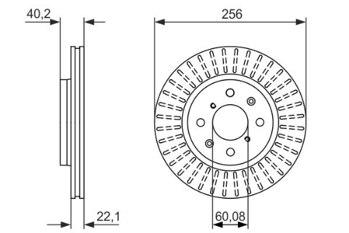 BOSCH 0 986 479 788 Fren Sistemleri Fren Diski - SUZUKI SWIFT IV (FZ, NZ) uyumlu