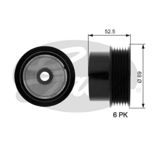 GATES OAP7101 Elektrik Sistemi Alternatör - VOLVO V60 I (155) uyumlu