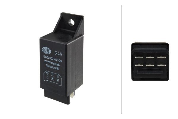 HELLA 5WG 002 450-291 Kaporta & Gövde Parçaları Cam Silecek Mekanizması