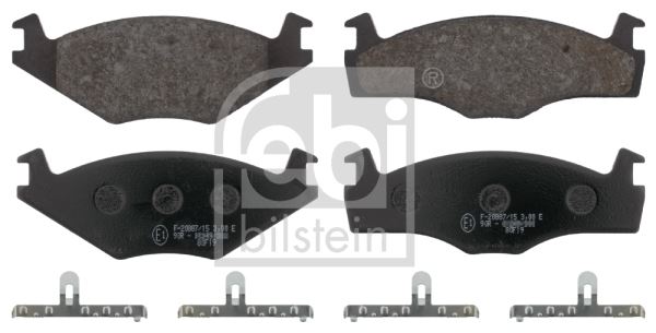 FEBI BILSTEIN 16076 Fren Sistemleri Fren Balatası - VW GOLF II (19E, 1G1) uyumlu