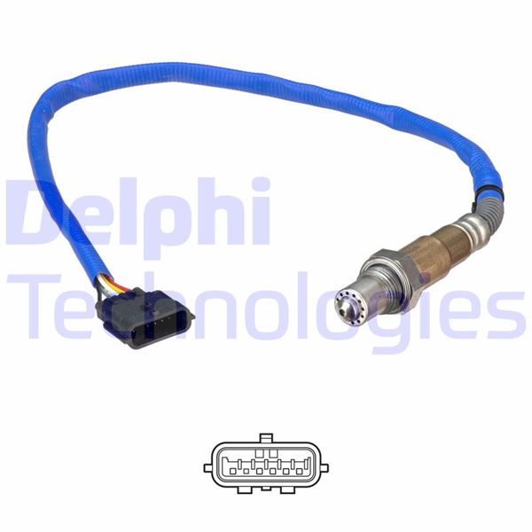 DELPHI ES21242-12B1 Emme & Egzoz Sistemi Egzoz Sensörleri - NISSAN QASHQAI II (J11, J11_) uyumlu