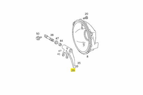 Debriyaj Çatalı - MERCEDES ORIJINAL - A6152540708 Ürün Görseli