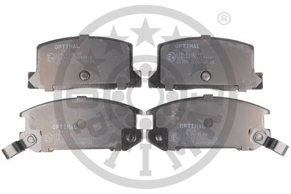 OPTIMAL BP-09414 Fren Sistemleri Fren Balatası - TOYOTA MR2 I (AW1_) uyumlu