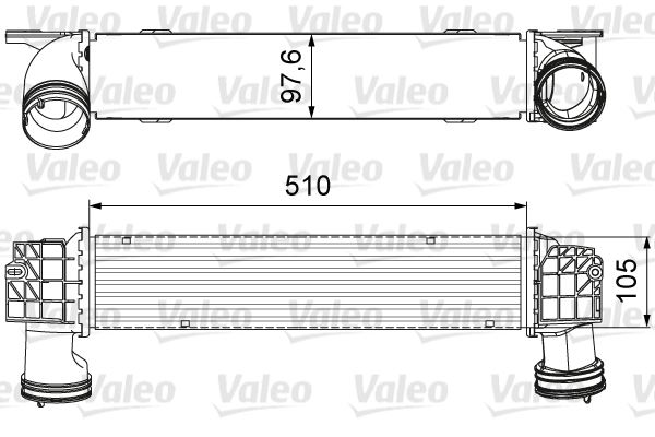 VALEO 818664 Motor Turbo Radyatörü - BMW 3 Cabrio (E93) uyumlu