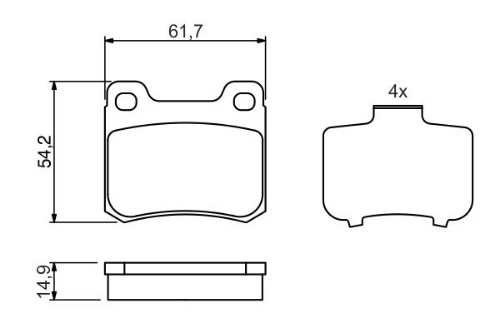 BOSCH 0 986 466 871 30-GRP-0 986 466 871 Ürün Görseli