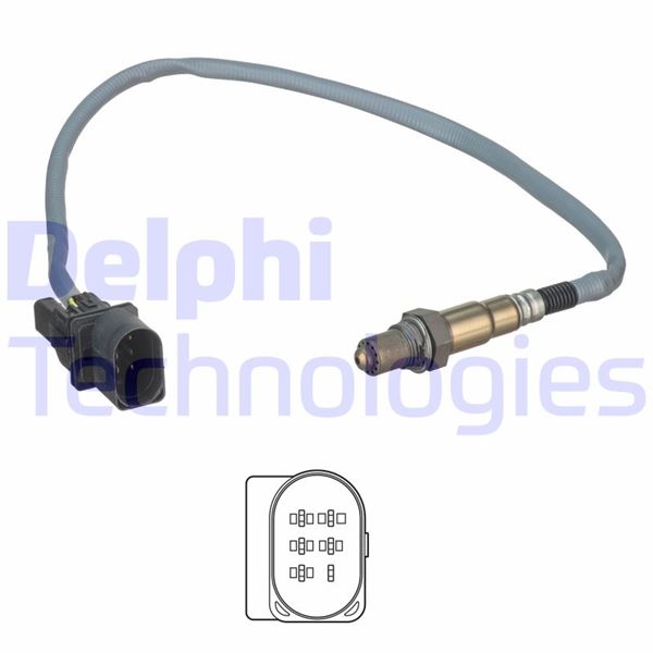 DELPHI ES20549-12B1 Emme & Egzoz Sistemi Egzoz Sensörleri - BMW 7 (E65, E66, E67) uyumlu