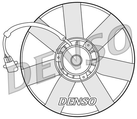 DENSO DER32002 Soğutma Sistemi Fan - SKODA OCTAVIA I (1U2) uyumlu