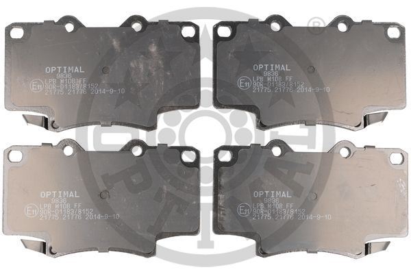 OPTIMAL BP-09836 Fren Sistemleri Fren Balatası - TOYOTA LAND CRUISER 80 (_J8_) uyumlu