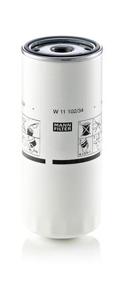 MANN-FILTER W 11 102/34 Motor Yağ Filtresi - VOLVO FH16 II uyumlu