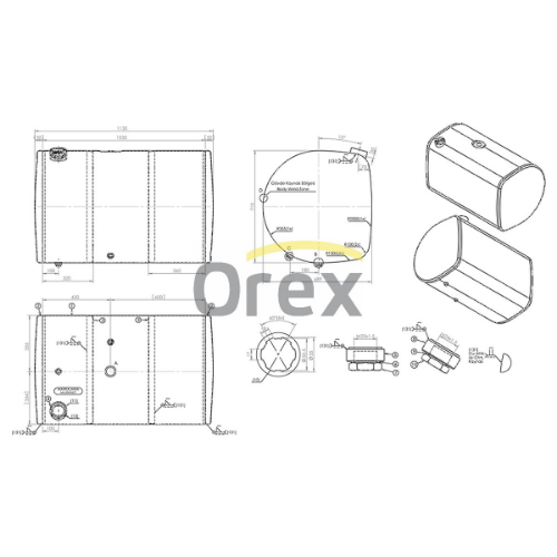 Yakıt Deposu - OREX - 347003 Ürün Görseli