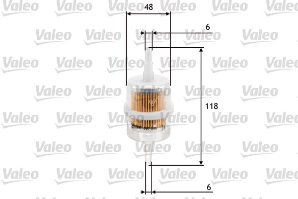 VALEO 587005 Yakıt Sistemi Yakıt Filtresi - ALFA ROMEO 33 (905_) uyumlu