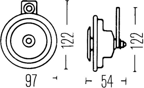 HELLA 3AL 002 952-871 Elektrik Sistemi Korna
