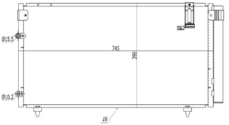 Klima Radyatörü - CTO668016 Ürün Görseli