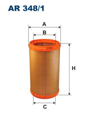 FILTRON AR 348/1 Motor Hava Filtresi - LANCIA KAPPA (838_) uyumlu